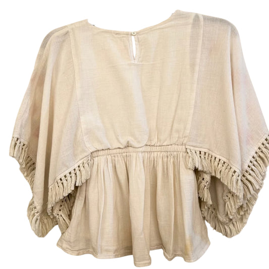 CAT & JACK - KIDS - Embroidered Poncho Blouse