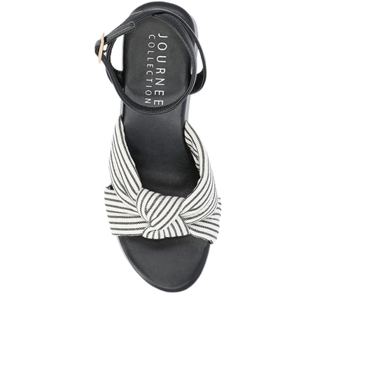 JOURNEE COLLECTION - Faux Leather Platform Sandals