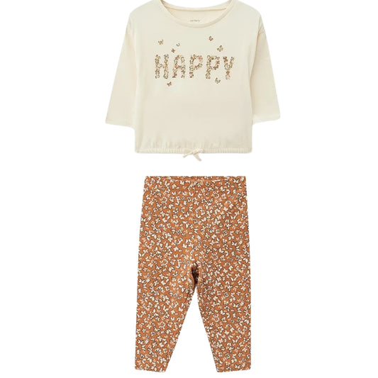 CARTER'S - Baby - Happy Tee & Leggings Set