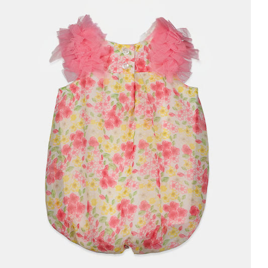 BLUEBERI BOULEVARD - Baby - Floral-Print Bubble Romper