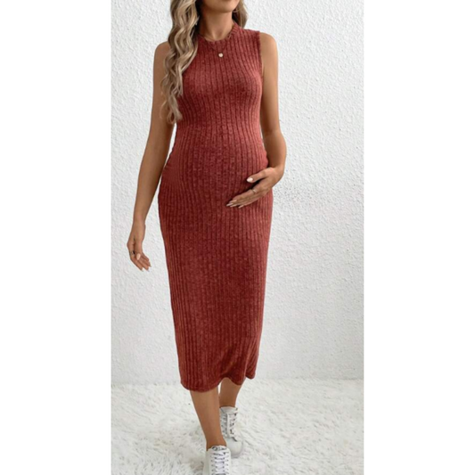 SHEIN - Midi Textured Dress