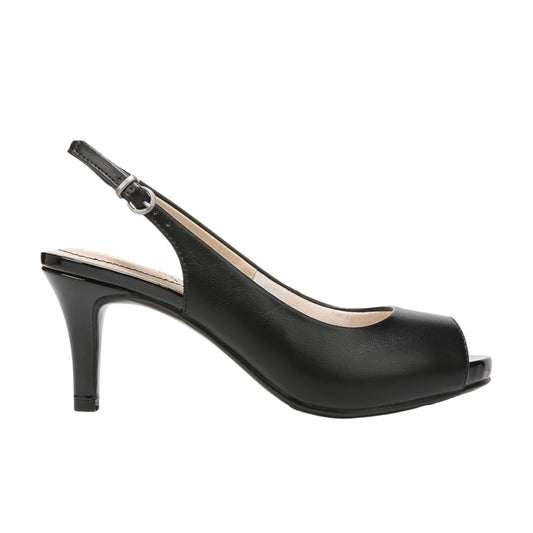 LIFESTRIDE - Slingback Peep Toe Pumps Sandals