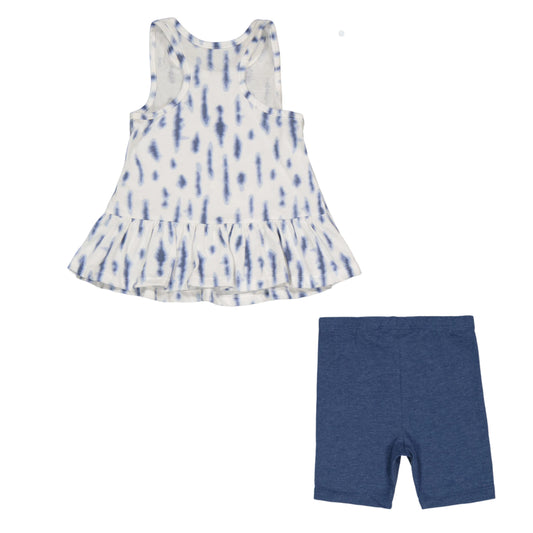 CALVIN KLEIN - BABY - Flounce Hem Tank and Bike Shorts, 2 Piece Set