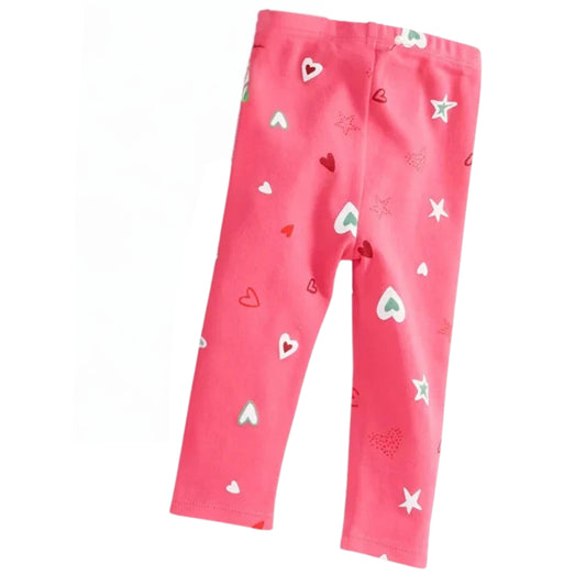 FIRST IMPRESSIONS - Baby - Solid & Heart-Print Leggings