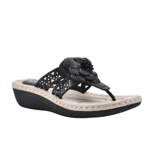 WHITE MOUNTAIN - Wedge slippers