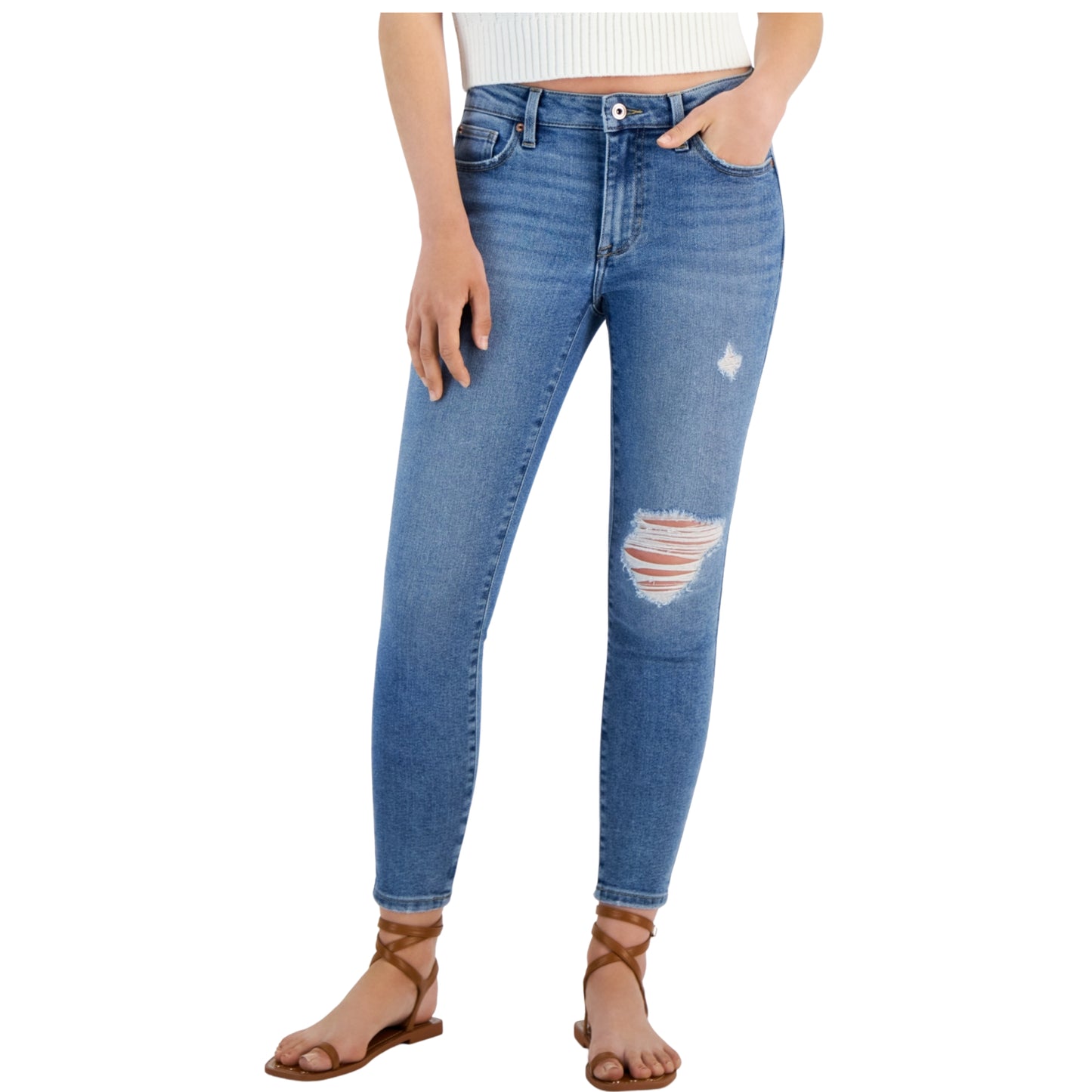 CELEBRITY PINK - Mid Rise Slim Fit Jeans