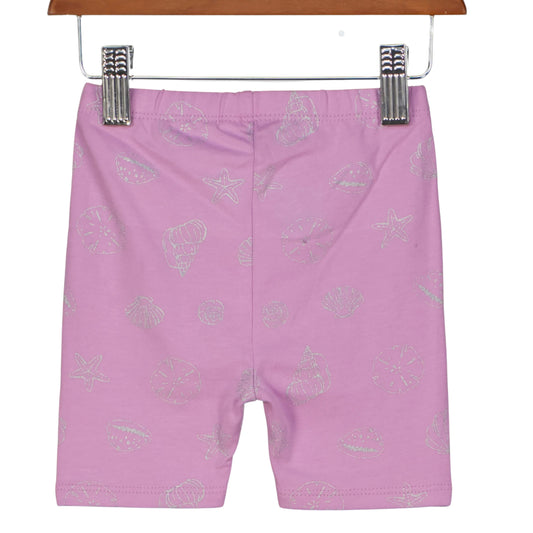 FIRST IMPRESSIONS - Baby -  Shell-Print Bike Shorts