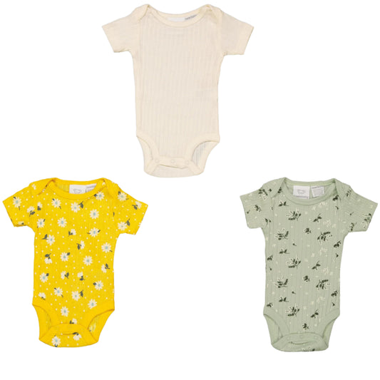 KOALA BABY - Baby -  Rib Bodysuit, Pack of 3