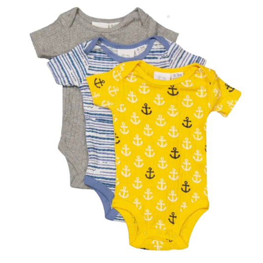 KOALA BABY - BABY -  Rib Bodysuit, Pack of 3