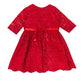 RARE EDITIONS Baby Girl 18 Month / Red RARE EDITIONS - BABY -  Illusion Sleeves Dress With Panty