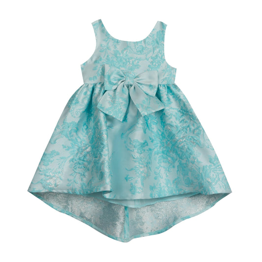 RARE EDITIONS Baby Girl 2 Years / Blue RARE EDITIONS - Baby - Lurex Brocade Dress