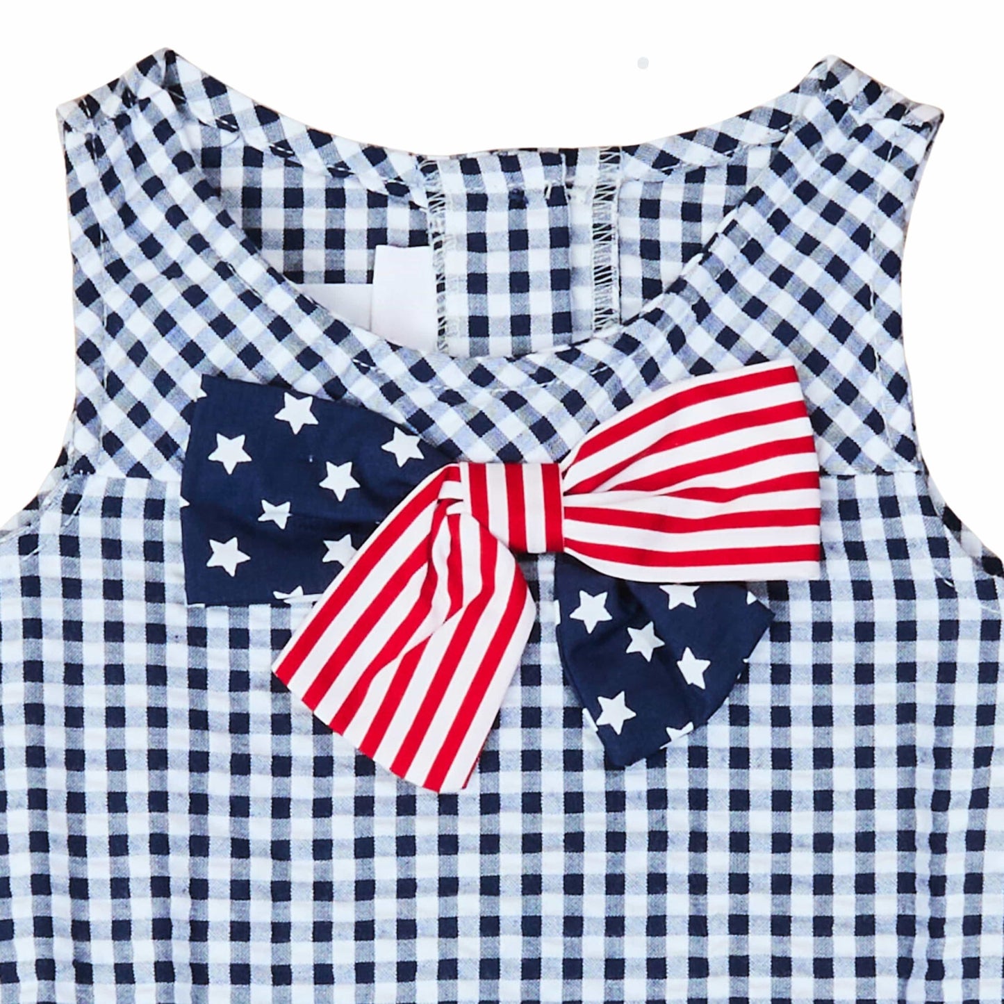 RARE EDITIONS Baby Girl RARE EDITIONS - Mixed Print Bubble with Bow One Piece