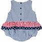 RARE EDITIONS Baby Girl RARE EDITIONS - Mixed Print Bubble with Bow One Piece