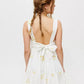 RARE EDITIONS Girls Dress L / White RARE EDITIONS - Kids - All Over Flowers Embroidery Sleeveless Sundress