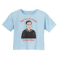 REBEL GIRLS Girls Tops XS / Light Blue REBEL GIRLS - Stylish Printed Design Crew Neck