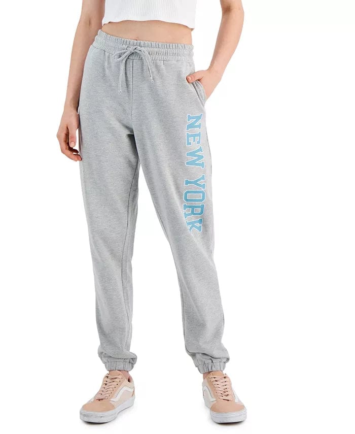 REBELLIOUS ONE Womens Bottoms REBELLIOUS ONE - Juniors' New York Sweatpants