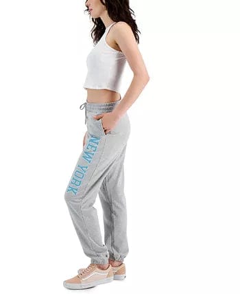 REBELLIOUS ONE Womens Bottoms REBELLIOUS ONE - Juniors' New York Sweatpants