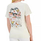 REBELLIOUS ONE Womens Tops XXXXL / Off-White REBELLIOUS ONE - Butterfly Short Sleeve T-Shirt