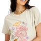 REBELLIOUS ONE Womens Tops M / Beige REBELLIOUS ONE - Mushroom-Graphic T-Shirt