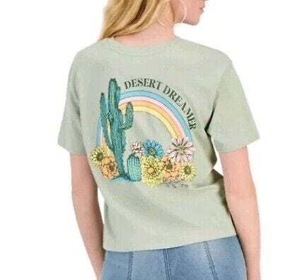 REBELLIOUS ONE Womens Tops XXL / Green REBELLIOUS ONE - Plus Size Desert Dreamer T-Shirt