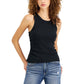 REBELLIOUS ONE Womens Tops XS / Black REBELLIOUS ONE - Side-Ruched Tank Top