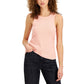 REBELLIOUS ONE Womens Tops S / Pink REBELLIOUS ONE - Side-Ruched Tank Top