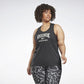 REEBOK Womens sports XXXL / Black REEBOK - Plus Size Supremium Big-Logo Tank Top