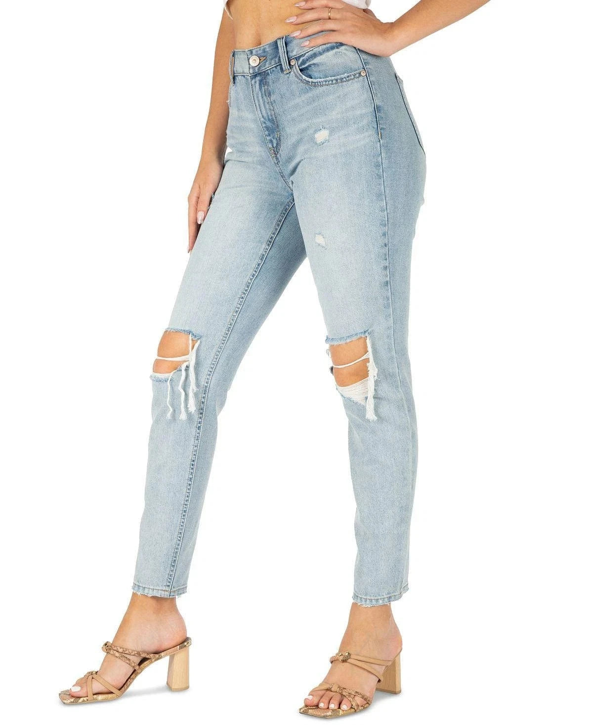 REWASH Womens Bottoms REWASH -  High-Rise Mom Jeans
