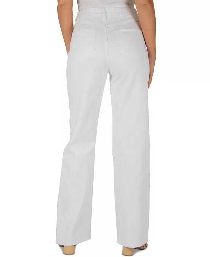 REWASH Womens Bottoms XS / White REWASH -  Super High-Rise Wide-Leg Jeans