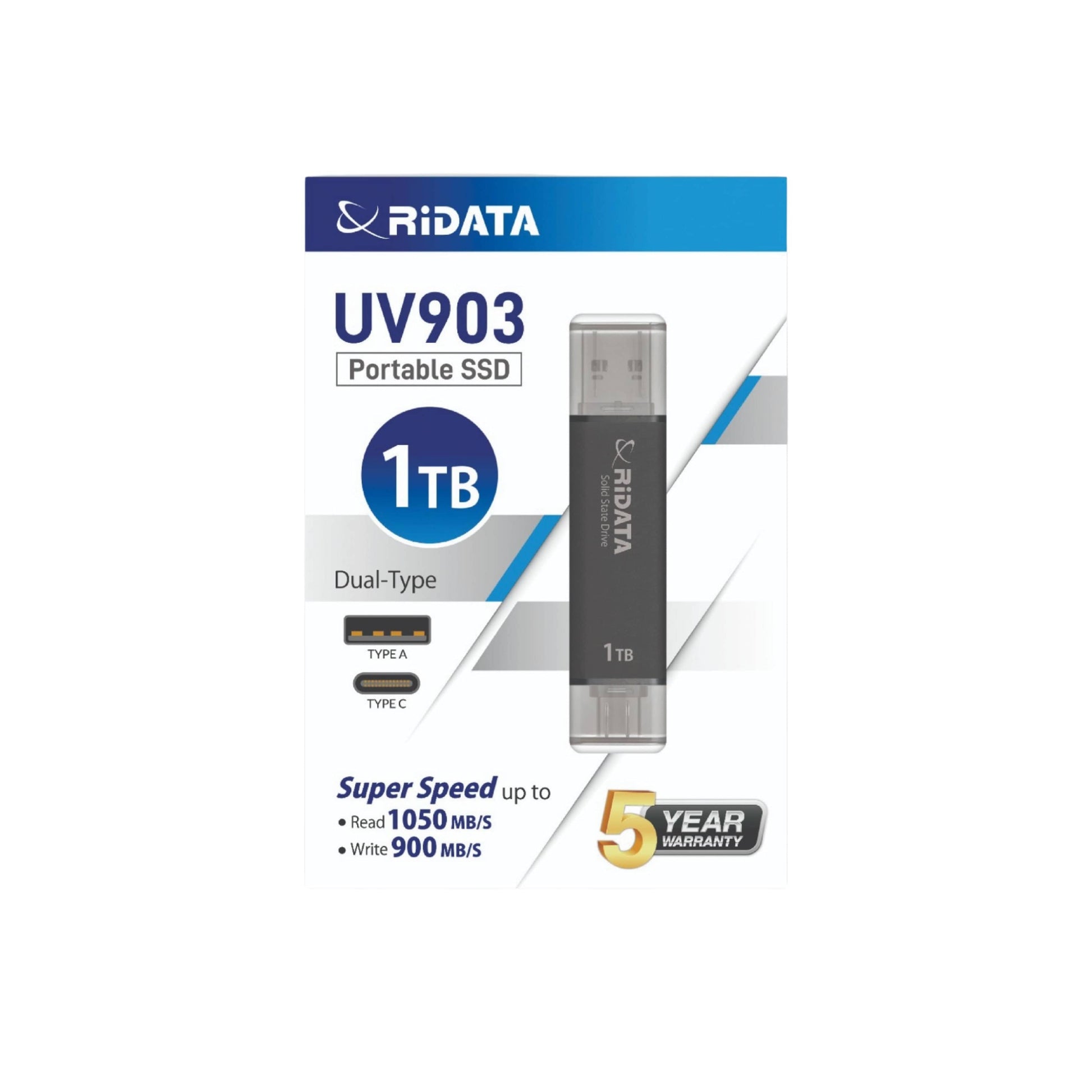 RIDATA Electronic Accessories 1 TB RIDATA - Portable SSD 1T UV903