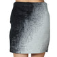 RIVIERES DE LUNE Womens Bottoms RIVIERES DE LUNE - Two tone mini skirt