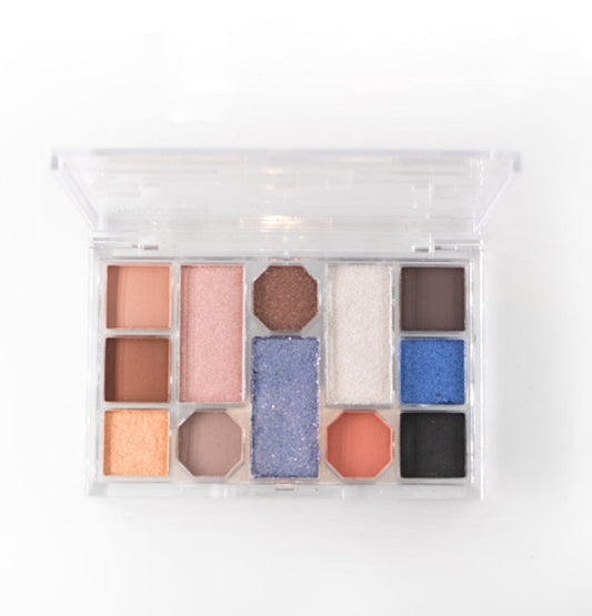 RUBY ROSE Makeup RUBY ROSE - Crystal Eyeshadow Palette 12 Shades