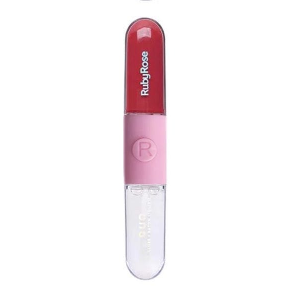 RUBY ROSE Makeup D09 RUBY ROSE - Duo Gloss+Batom Liquid