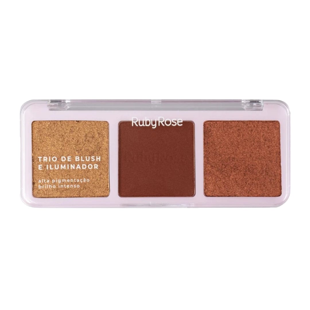 RUBY ROSE Makeup Dark RUBY ROSE - Trio : Blush and Highlights