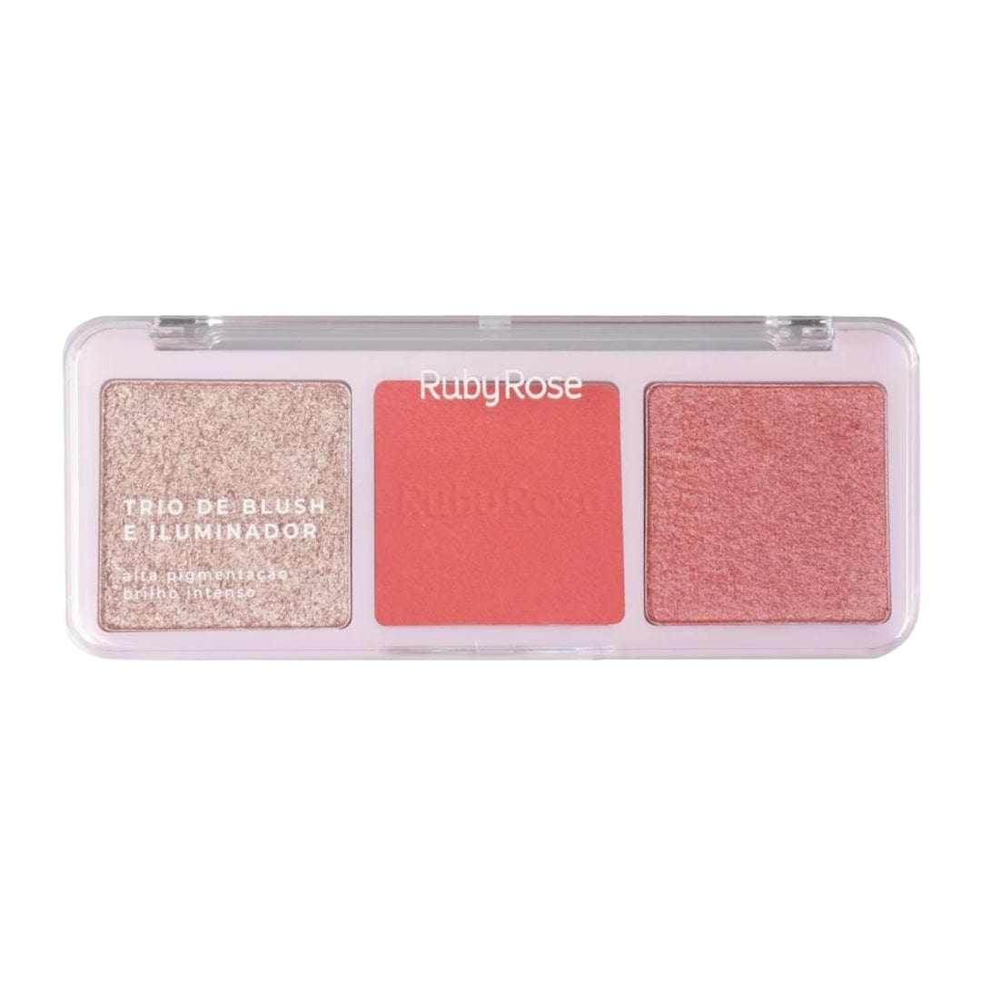RUBY ROSE Makeup Medium RUBY ROSE - Trio : Blush and Highlights