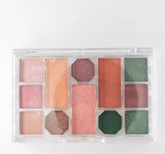RUBY ROSE Makeup RUBY ROSE - Wild Eyeshadow Palette 12 Shades