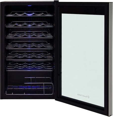 RUSSELL HOBBS Kitchen Appliances RUSSELL HOBBS - 220 volts 34 Bottle Wine Cooler