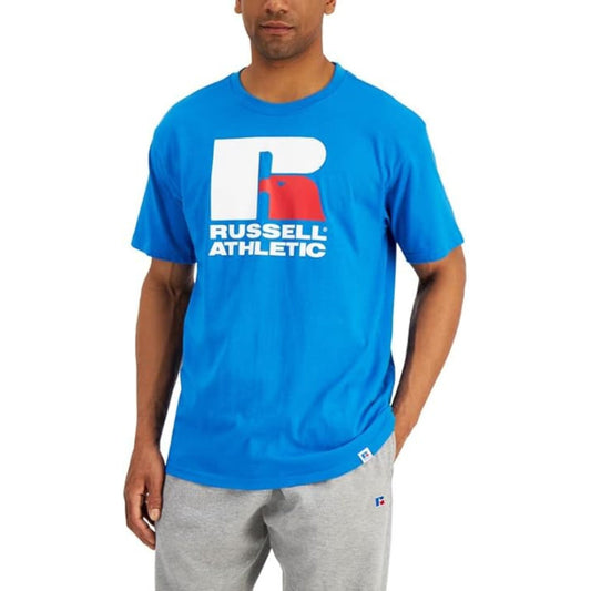 RUSSELL Mens Tops RUSSELL  - Lawrence Logo Graphic T-Shirt