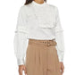 RYEGRASS Womens Tops XL / White RYEGRASS - Love Bowery Poplin Shirt