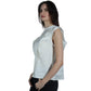 RYEGRASS Womens Tops S / White RYEGRASS - Round Neck Blouse