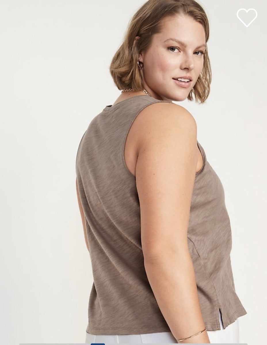OLD NAVY  - Slub-Knit Sleeveless T-Shirt
