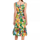 DONNA RICCO - Tropical Floral Dress