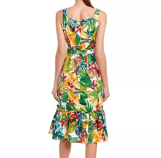 DONNA RICCO - Tropical Floral Dress