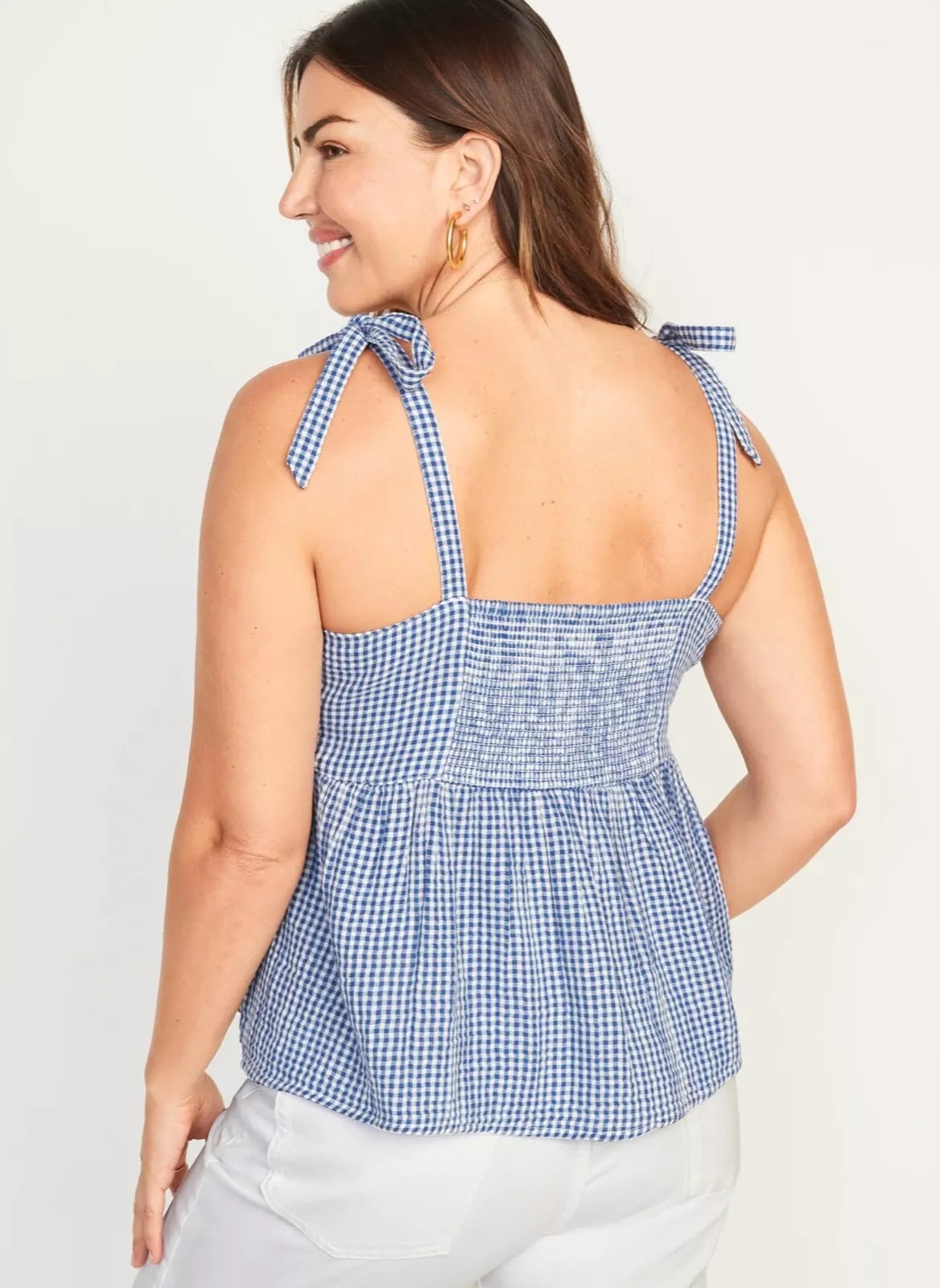 OLD NAVY - Tie-Shoulder Swing Blouse
