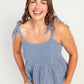 OLD NAVY - Tie-Shoulder Swing Blouse