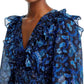 AQUA - Paisley Print Tiered Maxi Dress