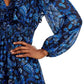 AQUA - Paisley Print Tiered Maxi Dress