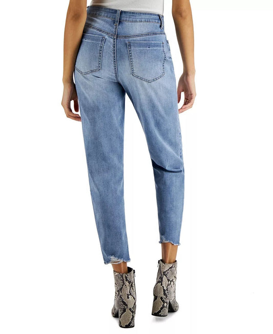 VANILLA STAR - Distressed Tapered-Leg Jeans