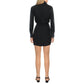 AQUA - Women's Tencel Collar Short Dress
