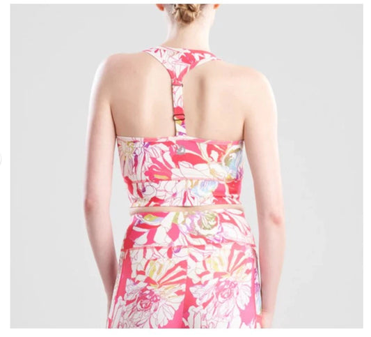JOSIE NATORI - Printed Cropped Top